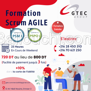 Formation Scrum Master PSM1 et Product Owner PSPO1